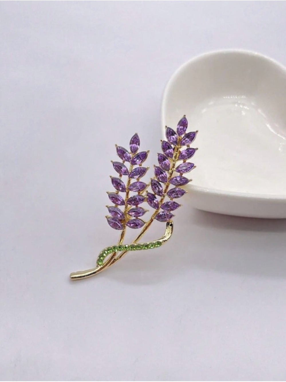 Boho Lavender brooch M766